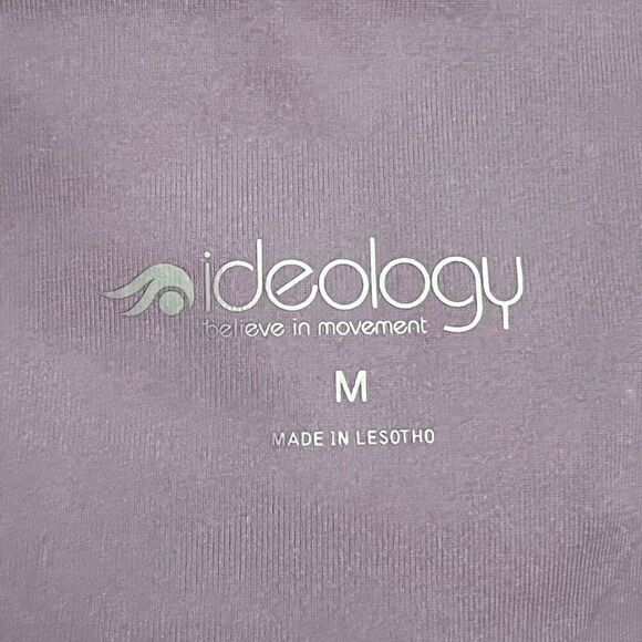 Ideology Rhapsody Purple Compression High Rise Side Pocket Cropped Leggings NWT - Picture 4 of 9